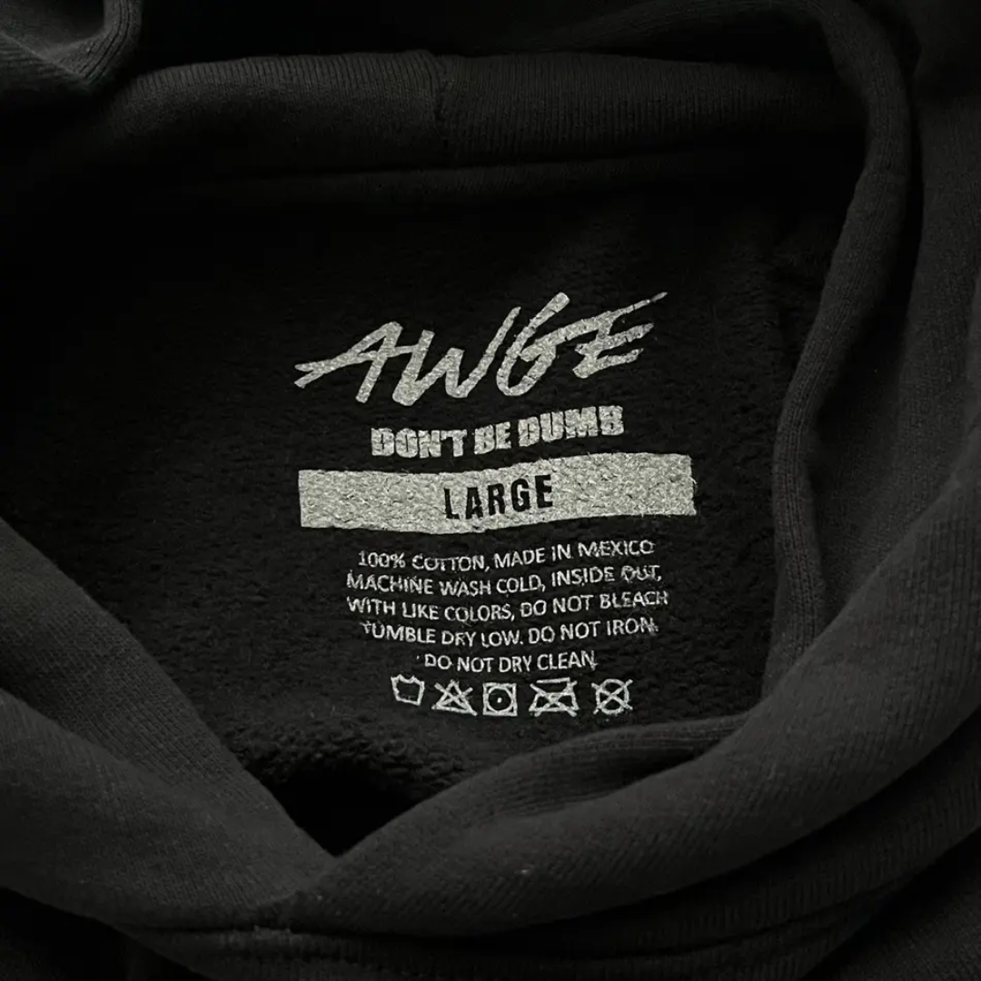 PRESALE ASAP Rocky x AWGE American Sabotage Don´t Be Dumb Hoodie