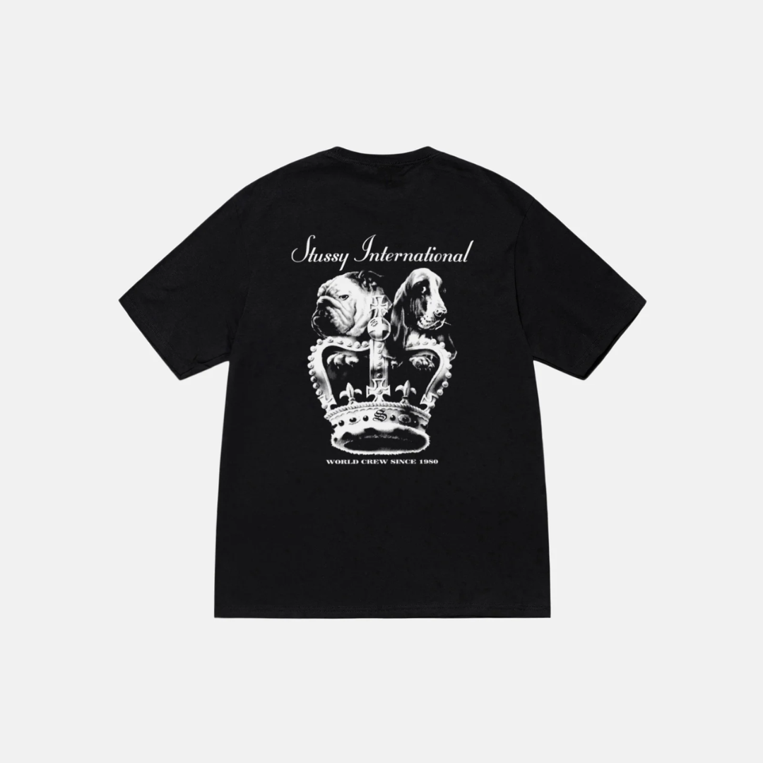 Dog Crown Tee Black