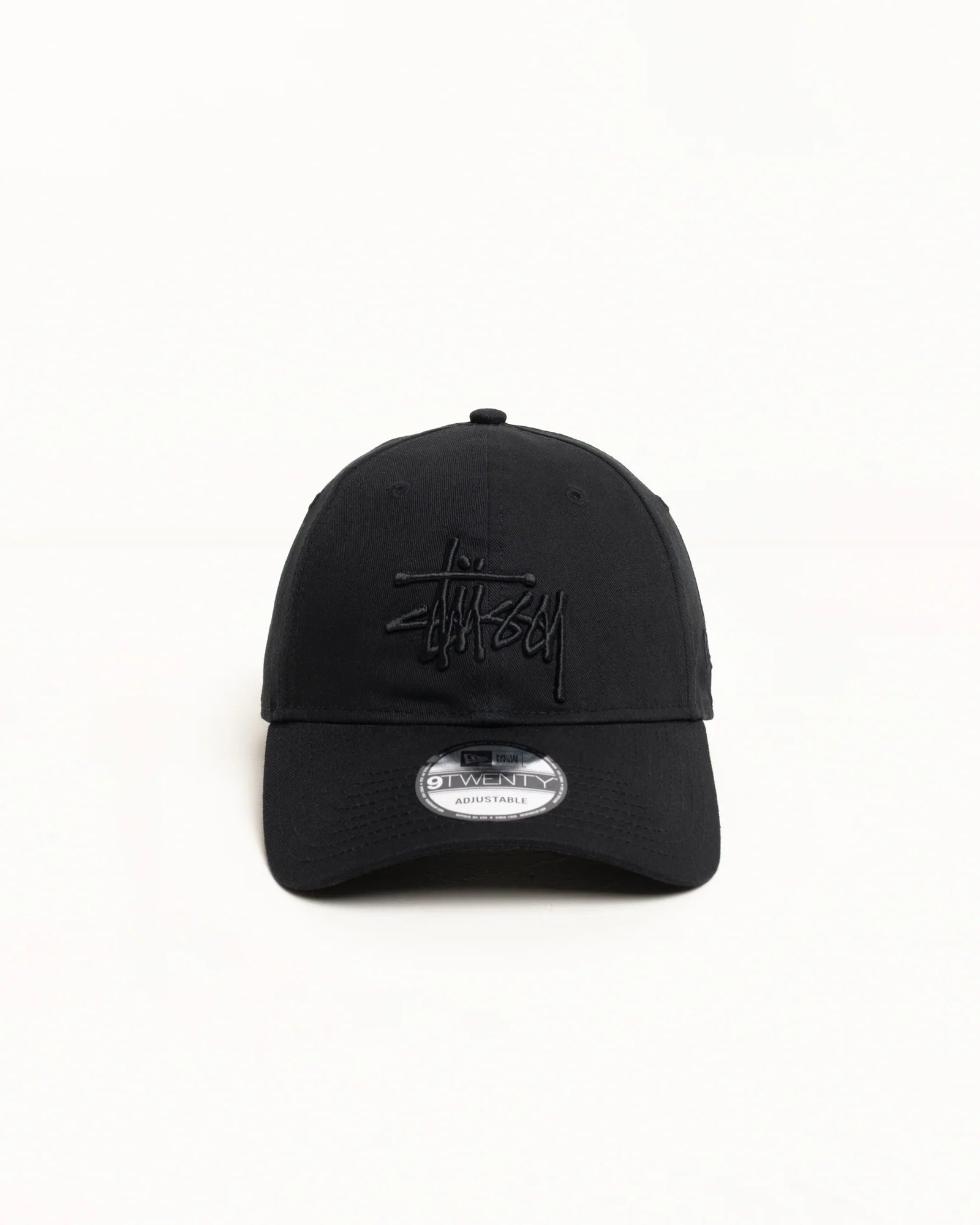 Stüssy x New Era 9Twenty Basic Strapback Black/Black