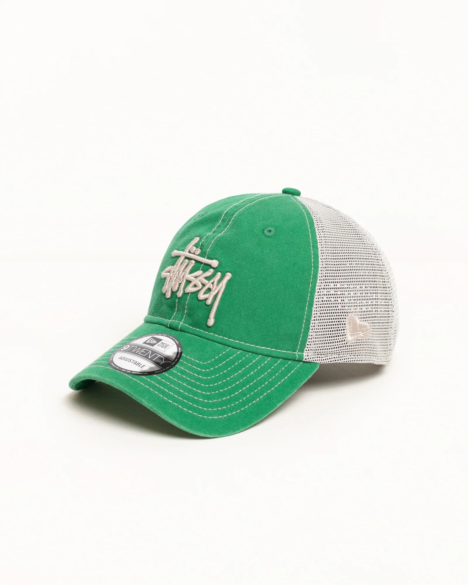 GORRA TRUCKER BÁSICA LAVADA 9TWENTY DE NEW ERA VERDE