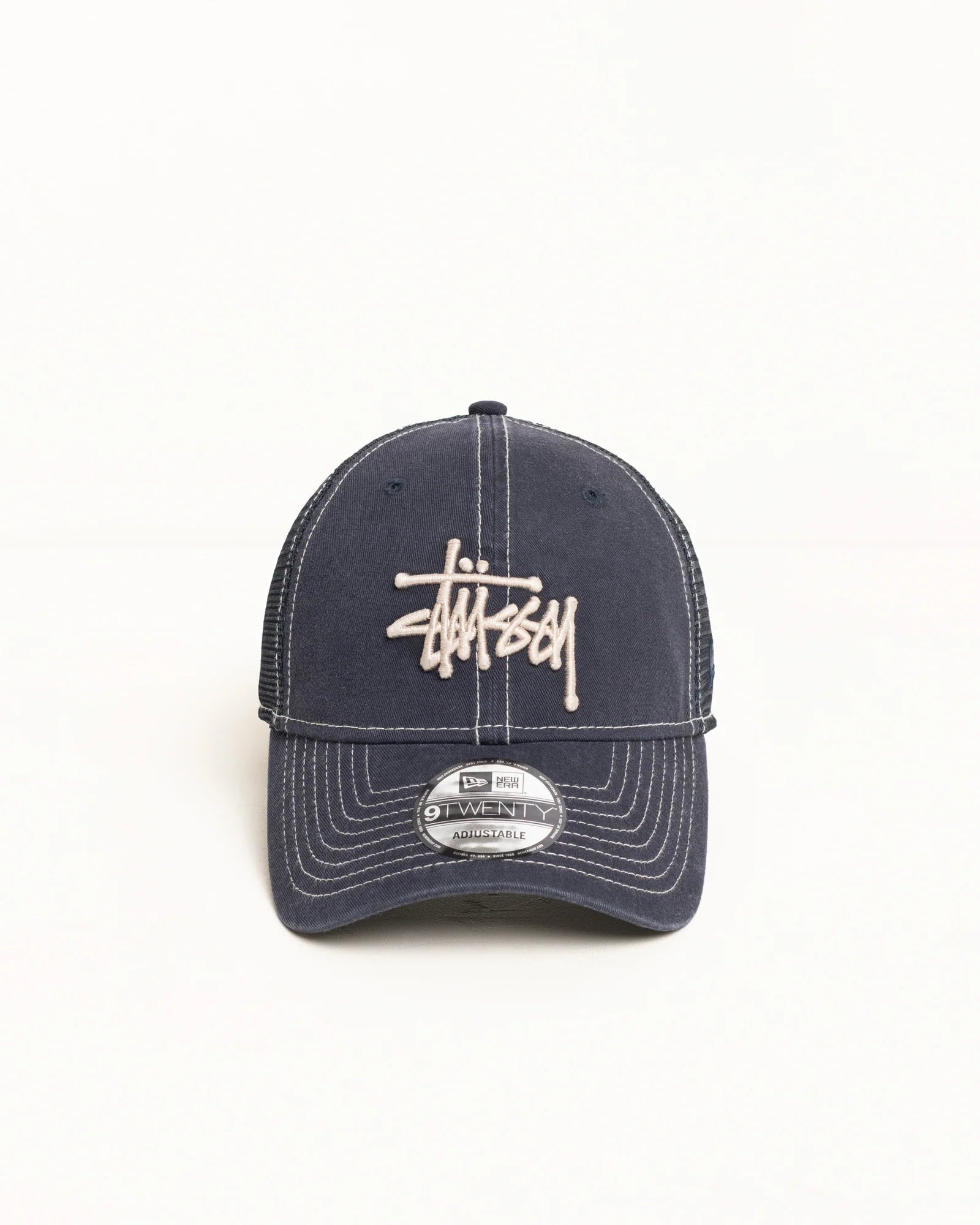 NEW ERA 9TWENTY WASHED BASIC TRUCKER NAVY