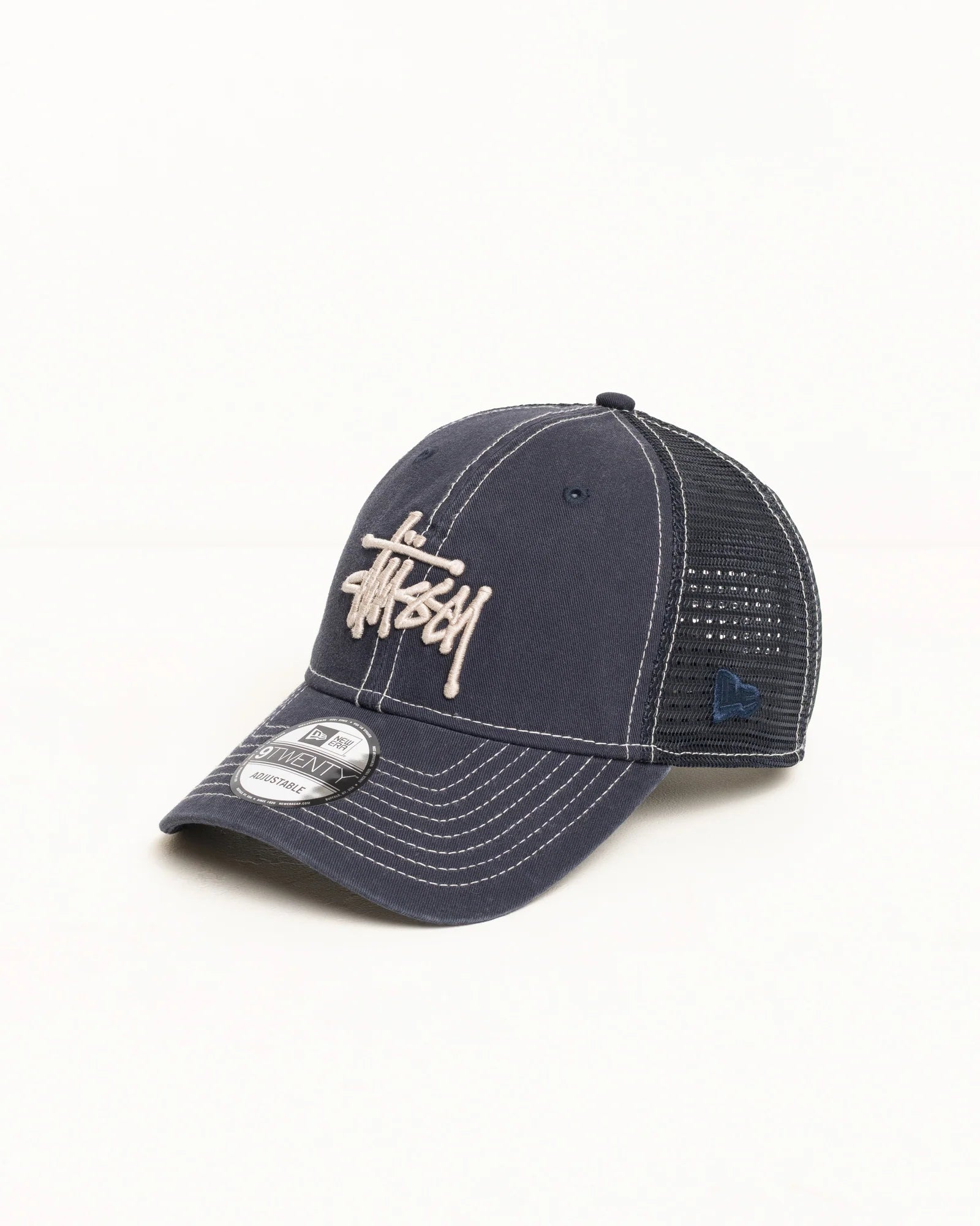 GORRA TRUCKER BÁSICA LAVADA 9TWENTY DE NEW ERA AZUL MARINO