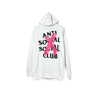 Anti Social Social Club Cancelled Hoodie White