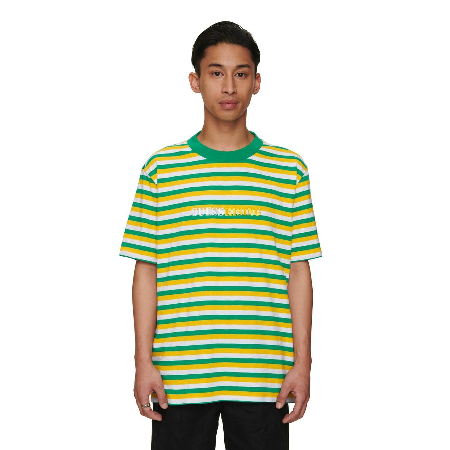 Guess x 88Rising Stripes T-Shirt Green