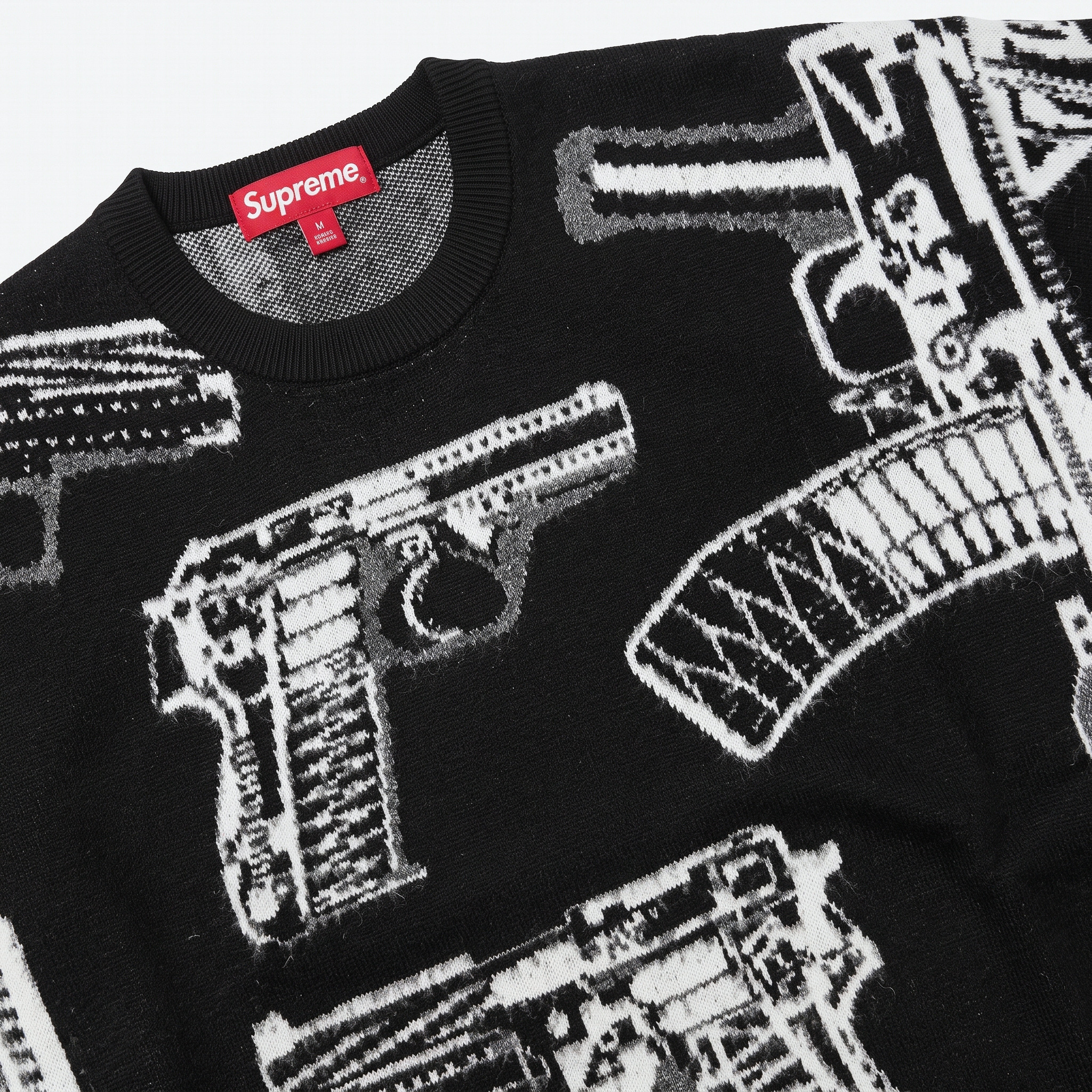Supreme Guns Sweater Black