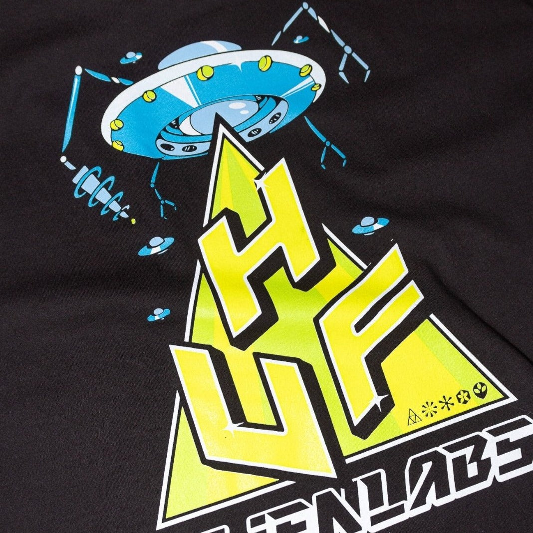 HUF X Alienlabs Triple Triangle T-Shirt Black