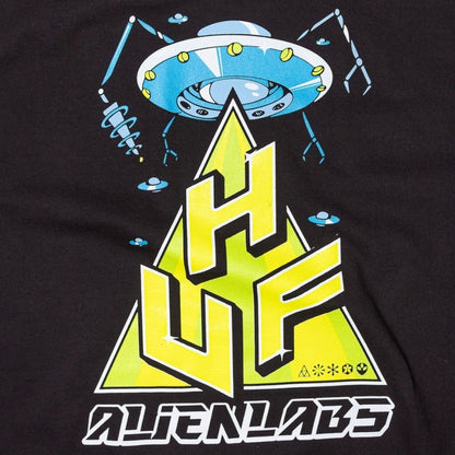 HUF X Alienlabs Triple Triangle T-Shirt Black