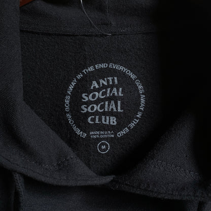 Anti Social Social Club x Fragment Blue Bolt Hoodie Black