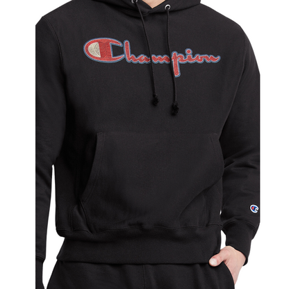 Champion Reverse Weave Hoodie Spiral Stitchline Script