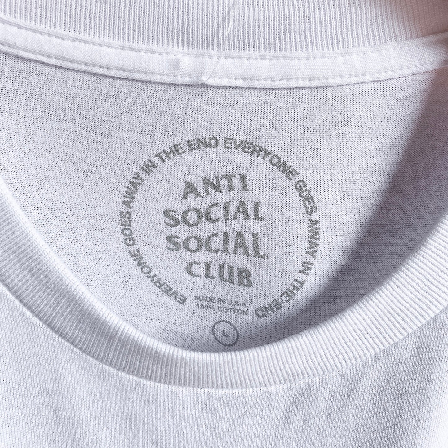 Anti Social Social Club Japan Exclusive Tatz Tee White