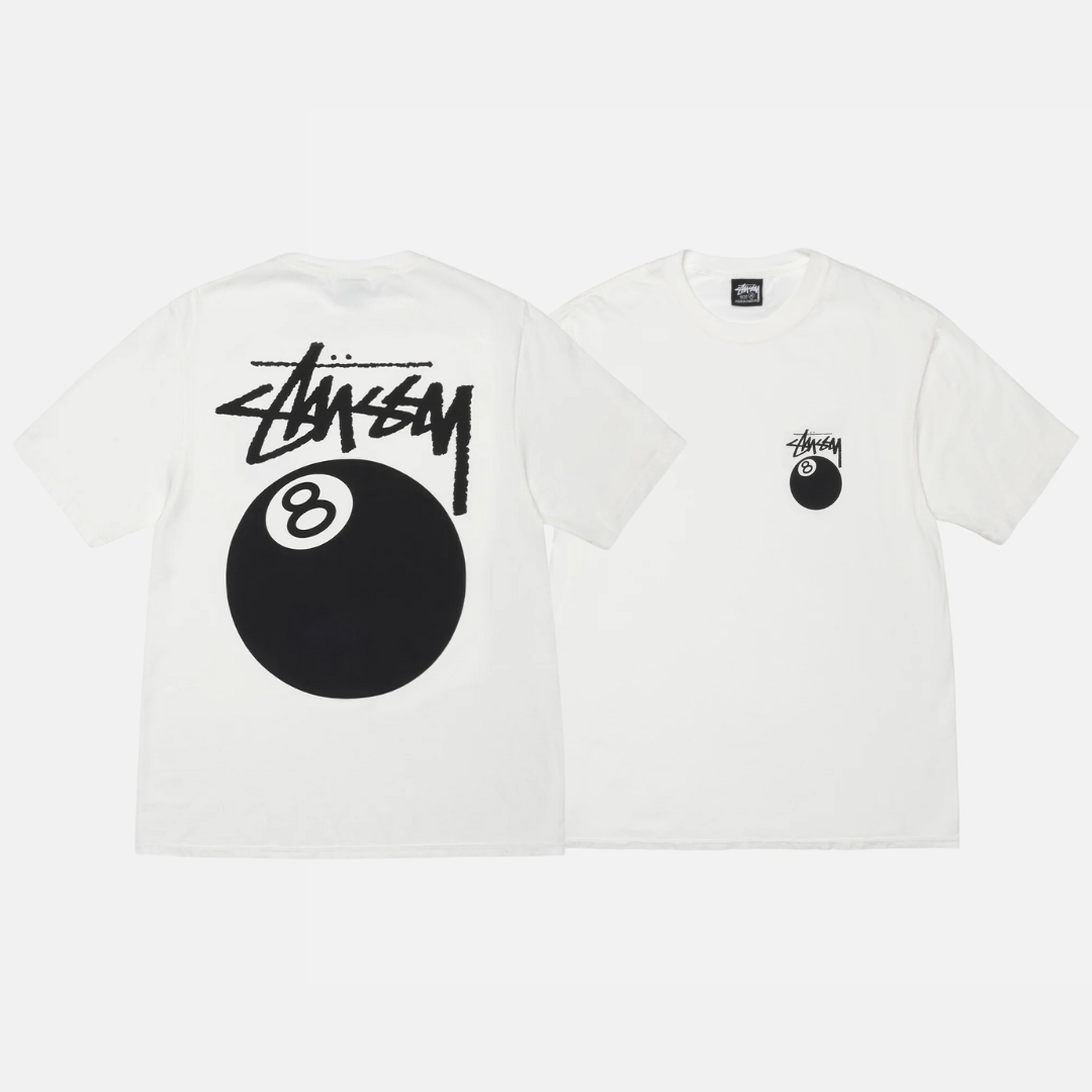 Camiseta teñida 8 Ball Natural