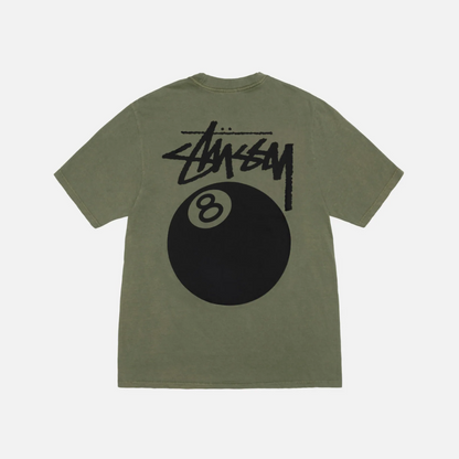 8 Ball Tee Pigment Dyed Olive