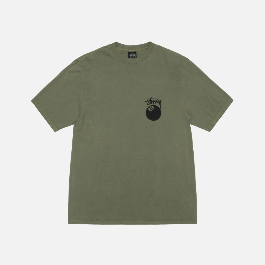 8 Ball Tee Pigment Dyed Olive