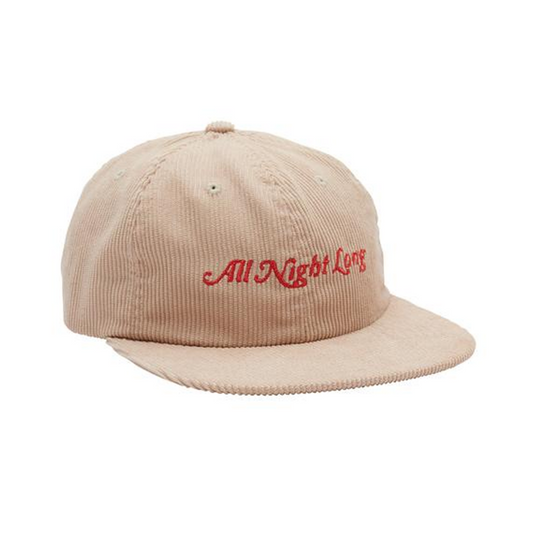 All Night Long 6 Panel Strapback Khaki