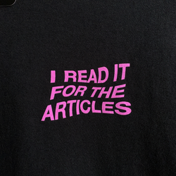 ASSC x Playboy Read It Tee Black