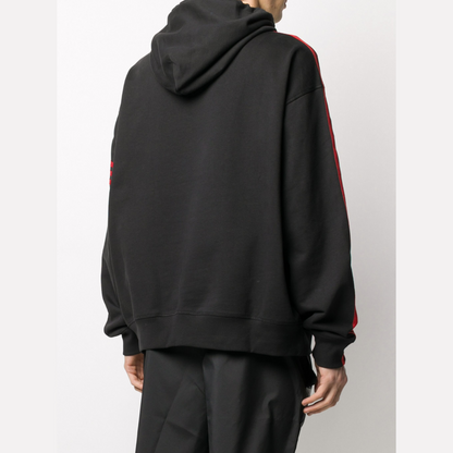 Adidas originals x 424 R.Y.V. Crossover Asymmetric Black Hoodie