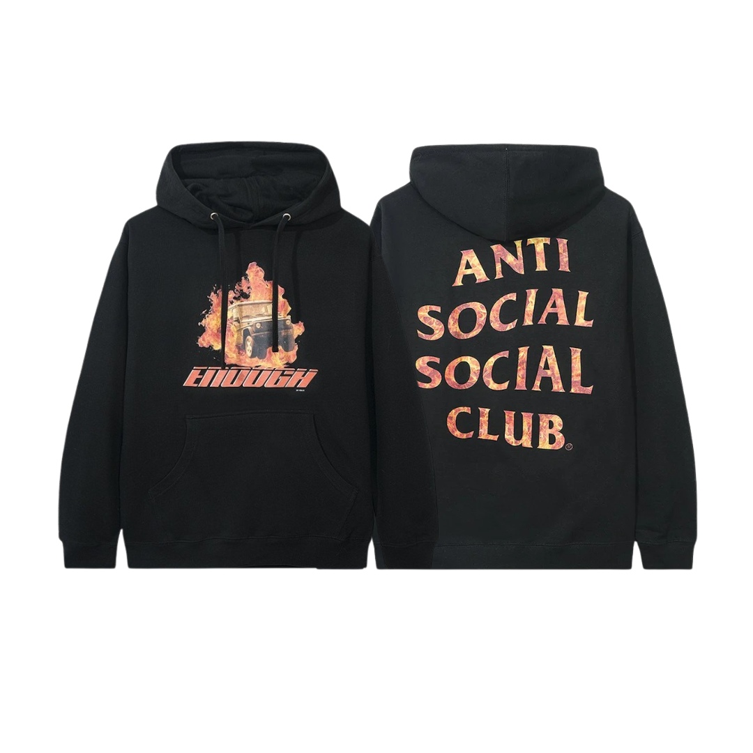 Sudadera con capucha negra Sandra Reeves de Anti Social Social Club