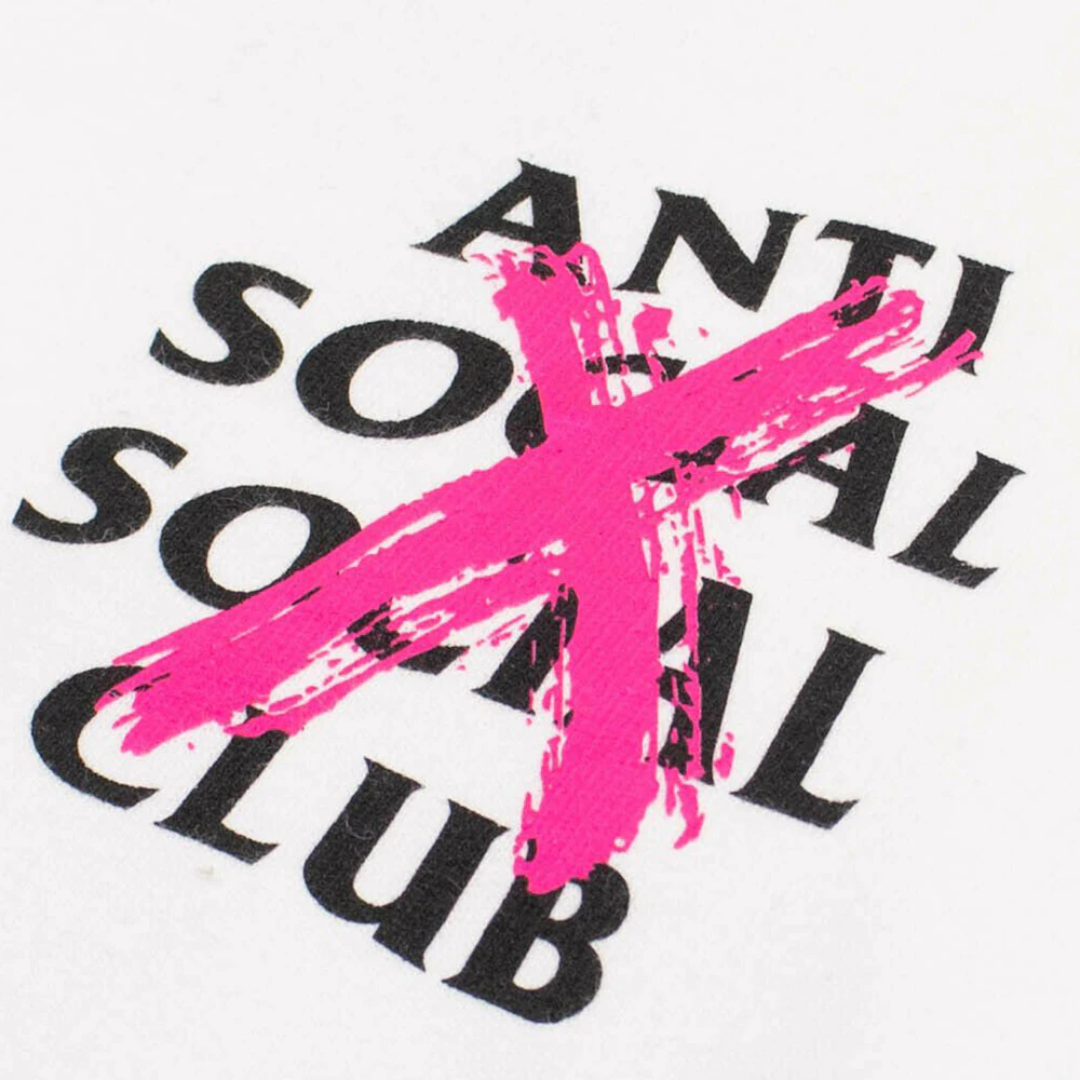 Anti Social Social Club Cancelled Hoodie White