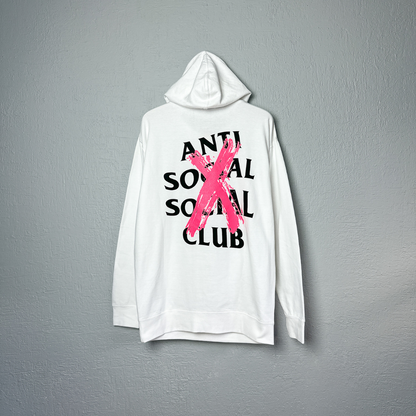 Anti Social Social Club Cancelled Hoodie White