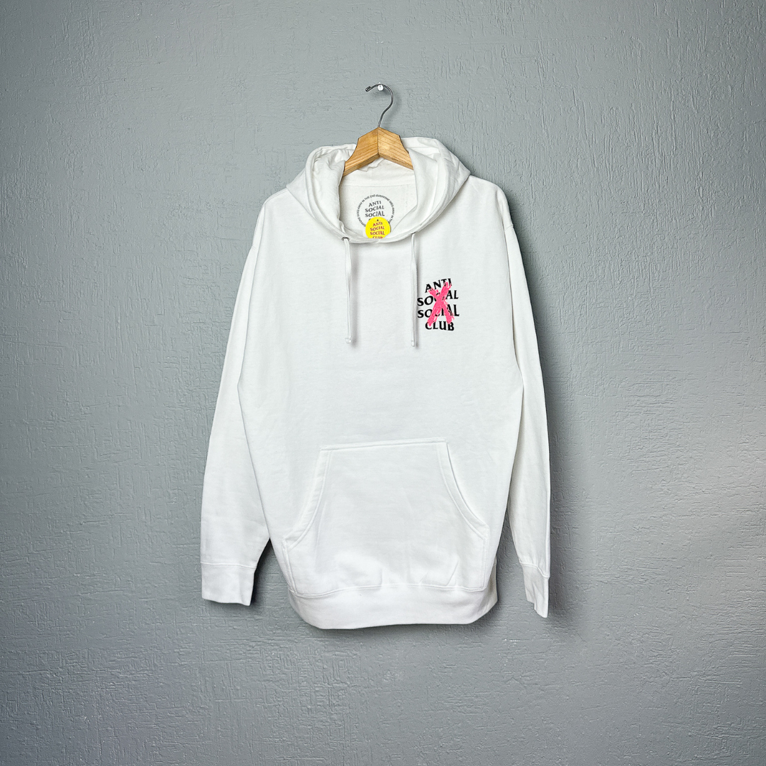 Anti Social Social Club Cancelled Hoodie White