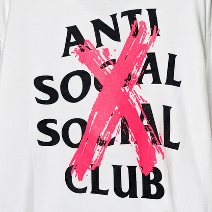 Anti Social Social Club Cancelled Hoodie White