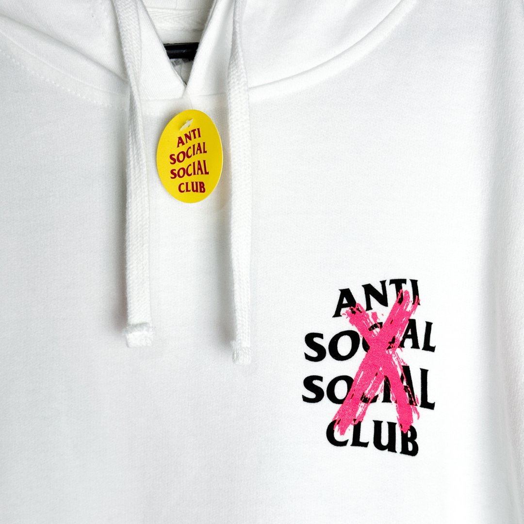 Anti Social Social Club Cancelled Hoodie White