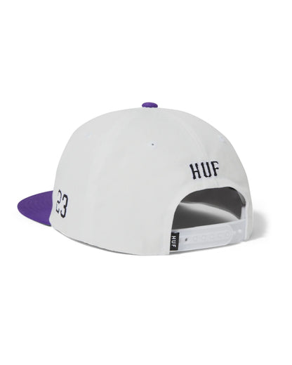 HUF H-Star Snapback Hat White