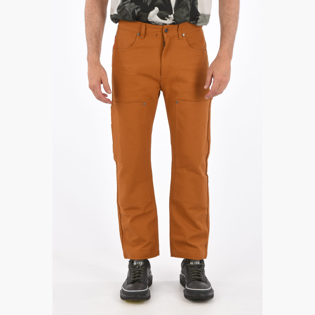 Babylon L.A. Mid-Rise Waist Belt Loops Trousers