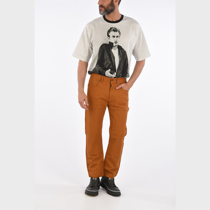 Babylon L.A. Mid-Rise Waist Belt Loops Trousers