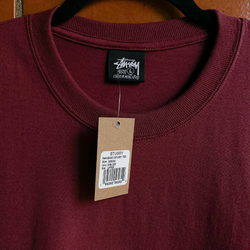 Basic Stüssy Tee Oxblood