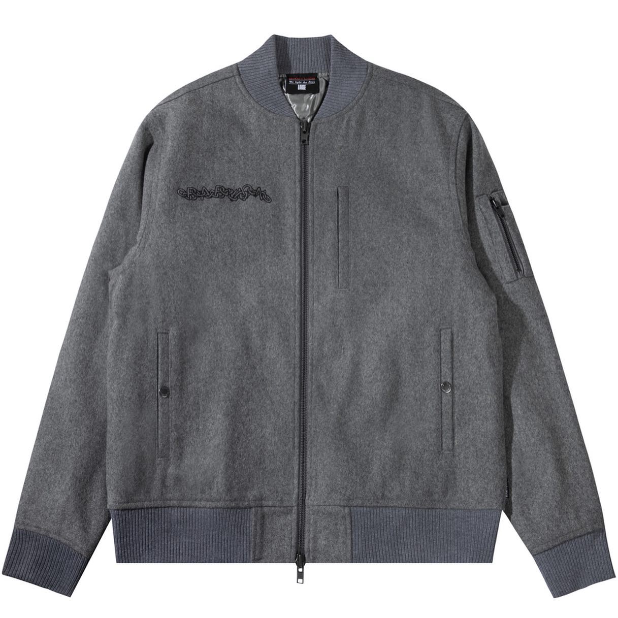 Wool Bomber Grey