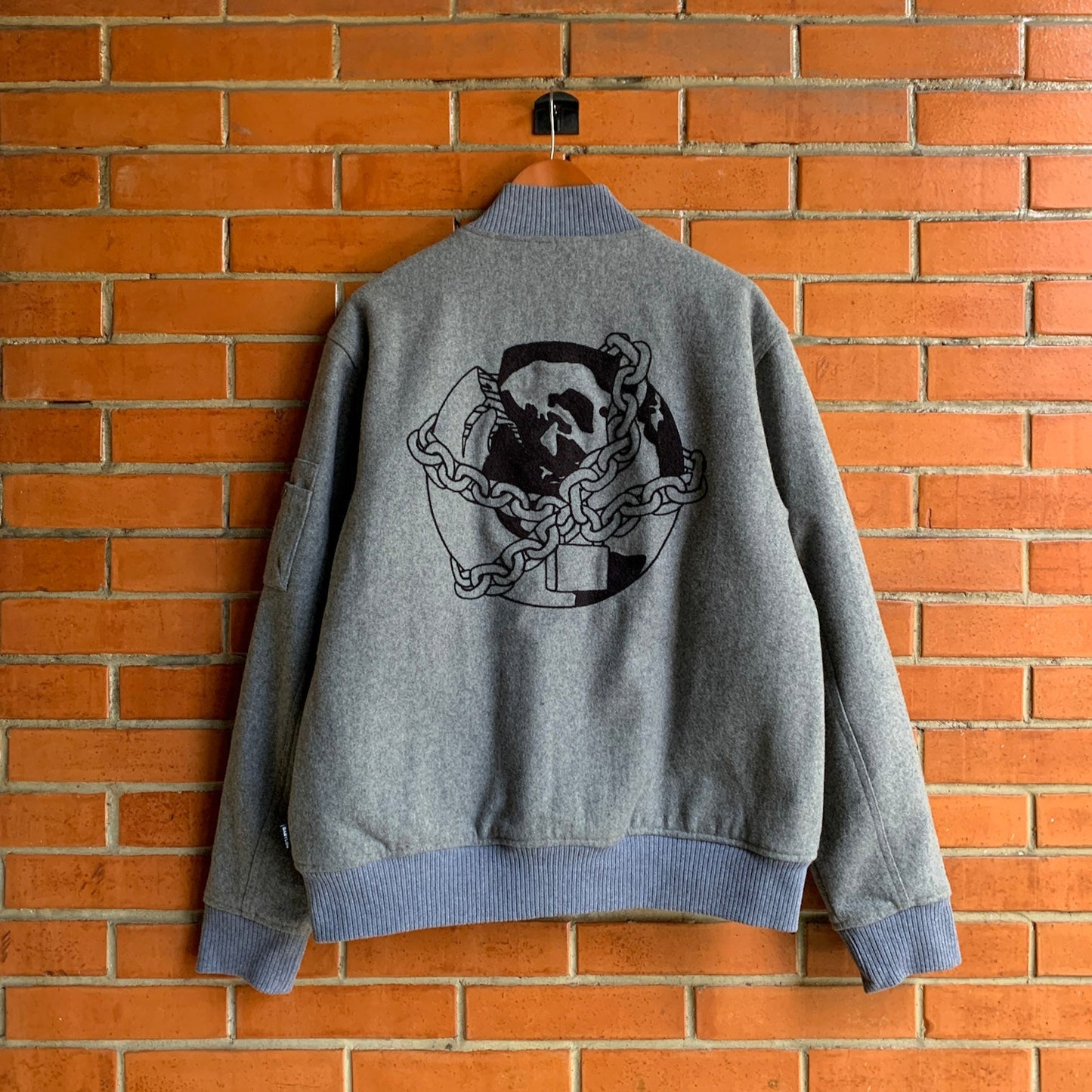 Wool Bomber Grey