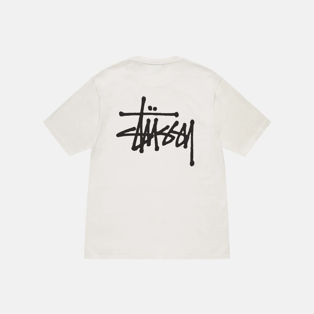 Basic Stüssy Tee Pigment Dyed Natural