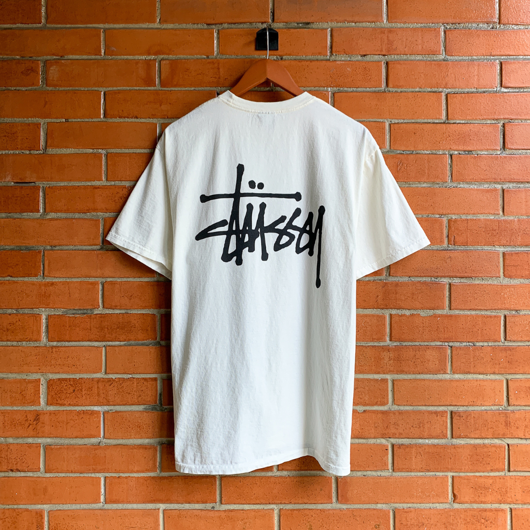 Basic Stüssy Tee Pigment Dyed Natural