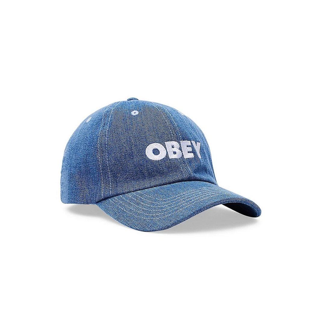 Bold Strap Back Hat Light Indigo