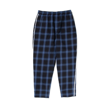 Born x Raised Plaid Lounge Pant-Blue