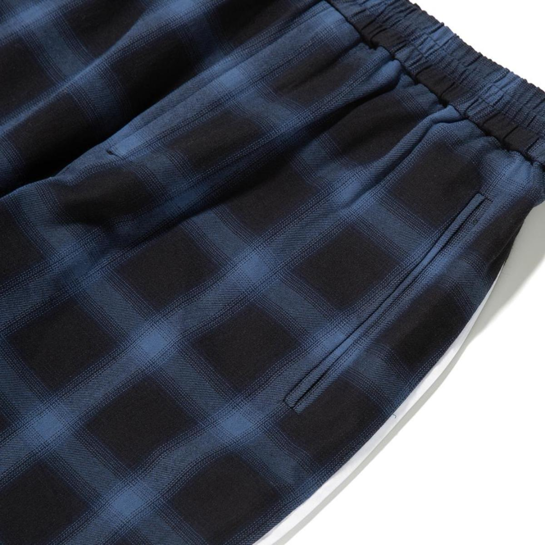 Born x Raised Plaid Lounge Pant-Blue