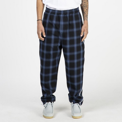 Born x Raised Plaid Lounge Pant-Blue