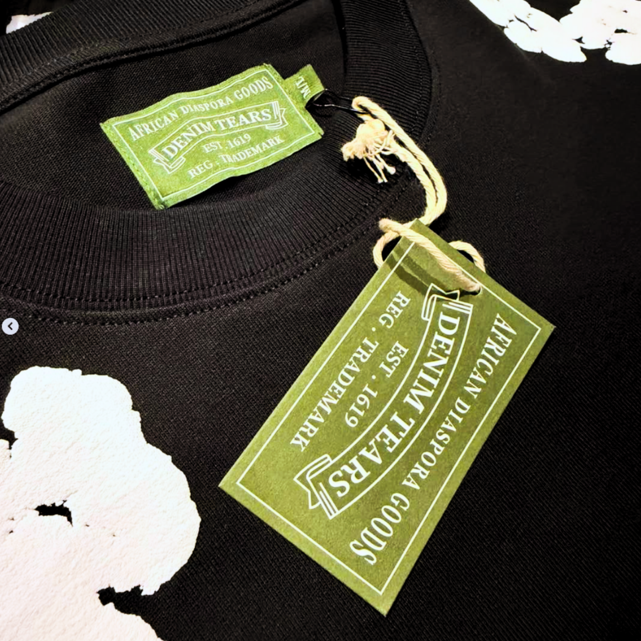 Denim Tears The Cotton Wreath Heavyweight T-Shirt