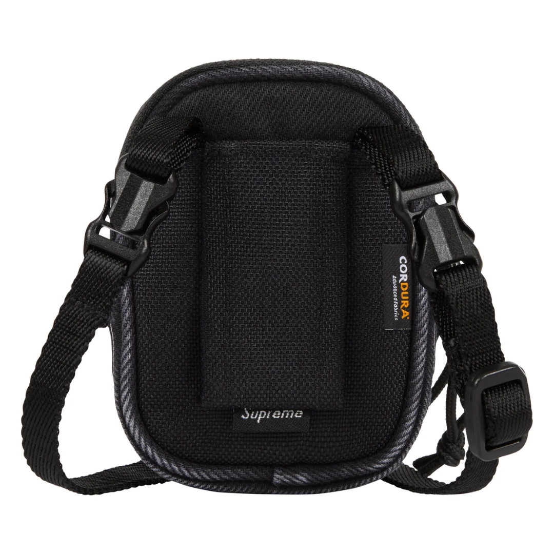 Denim Mini Utility Bag Black