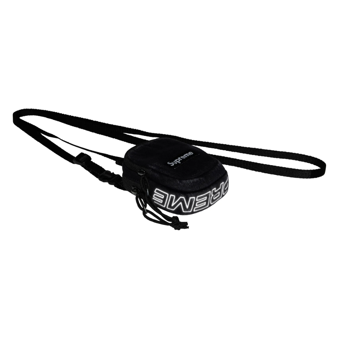 Denim Mini Utility Bag Black