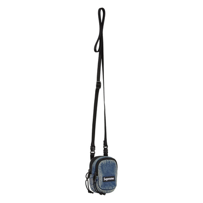 Denim Mini Utility Bag  Washed Indigo