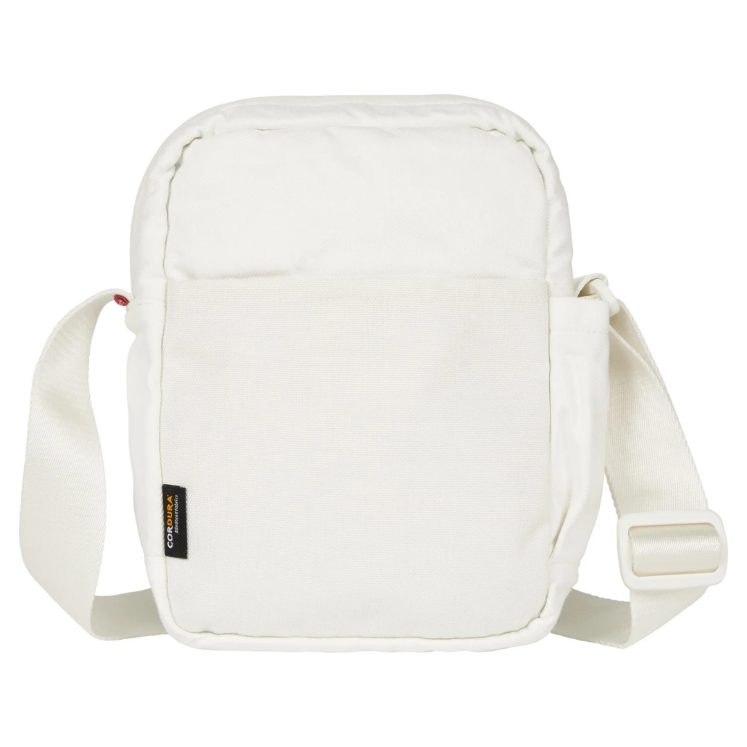 Denim Shoulder Bag White