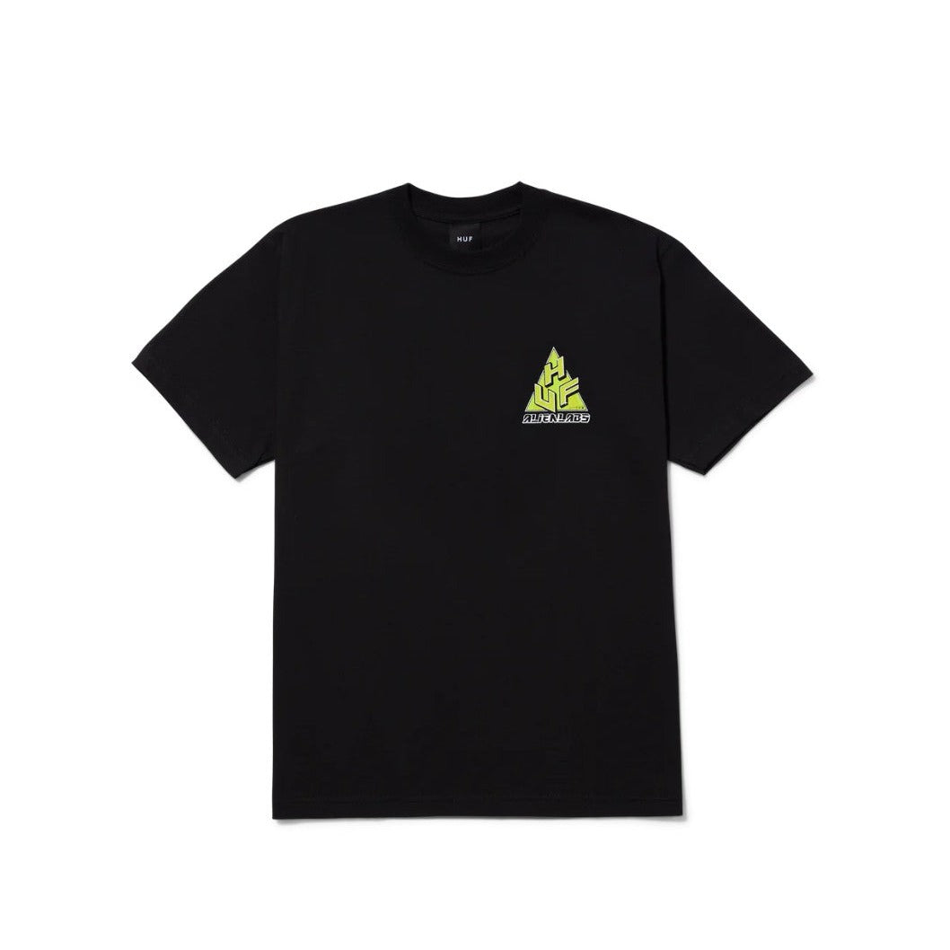 HUF X Alienlabs Triple Triangle T-Shirt Black