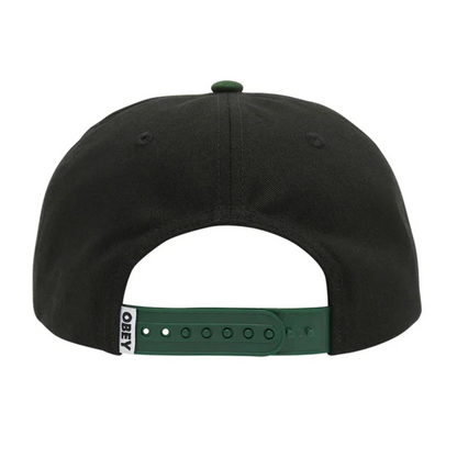 Dom 5 Panel Snapback Black Multi