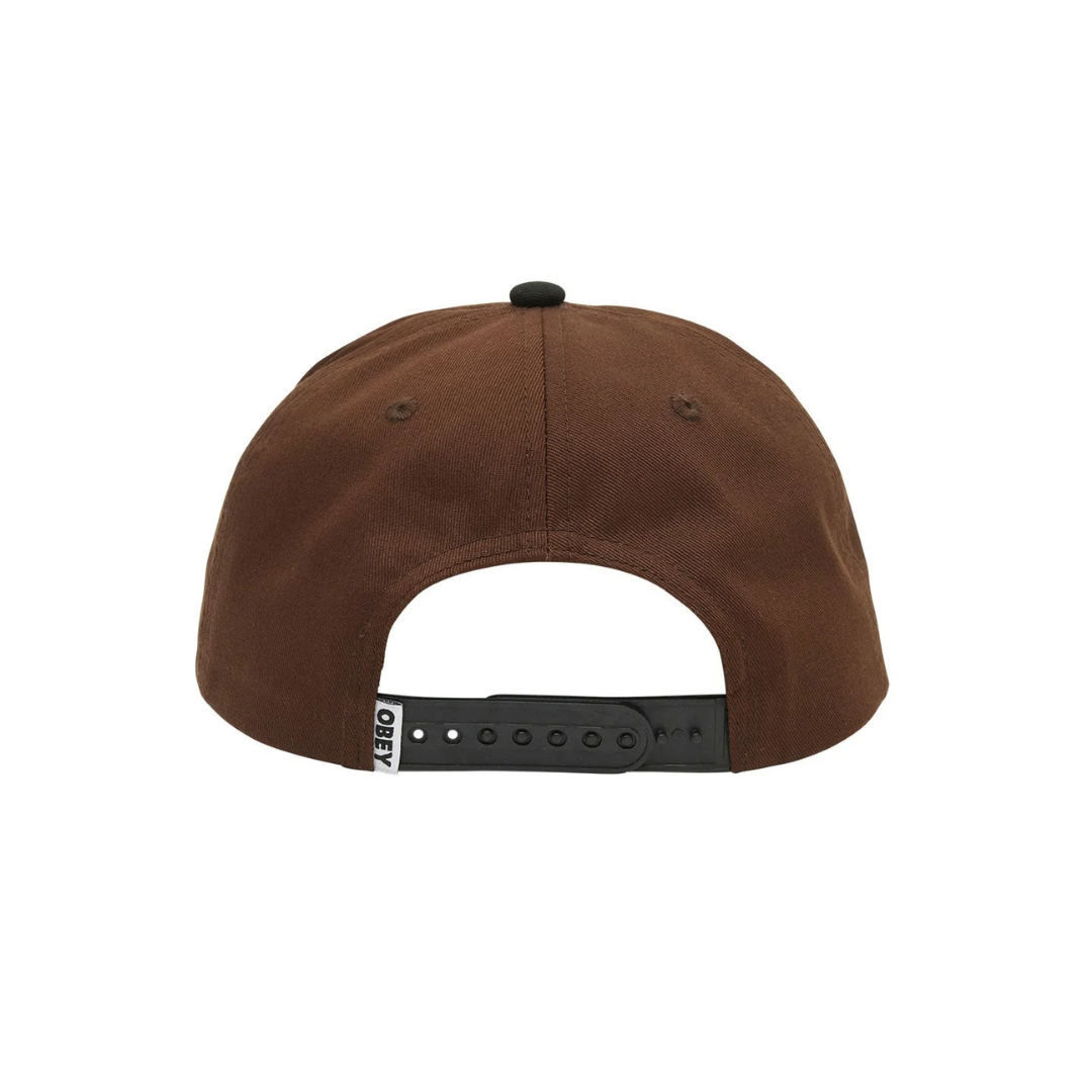 Dom 5 Panel Snapback Sepia Multi