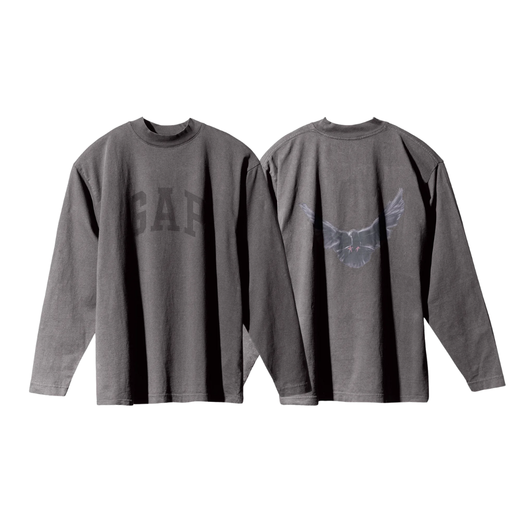 Yeezy Gap Engineered by Balenciaga Dove Longsleeve Tee Dark Gray