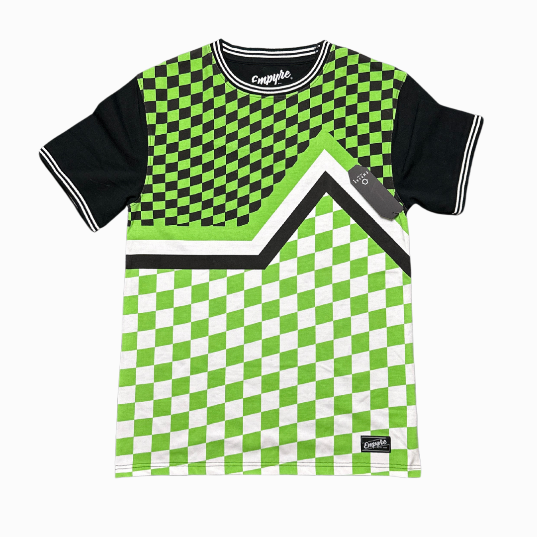 Empyre Ringo Green Check Tee