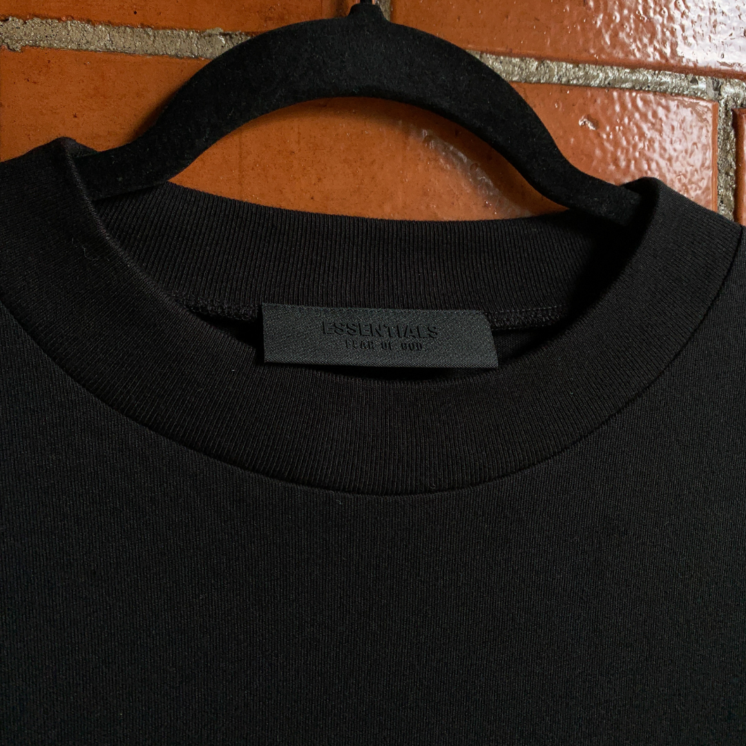 Jersey Crewneck T-Shirt Black