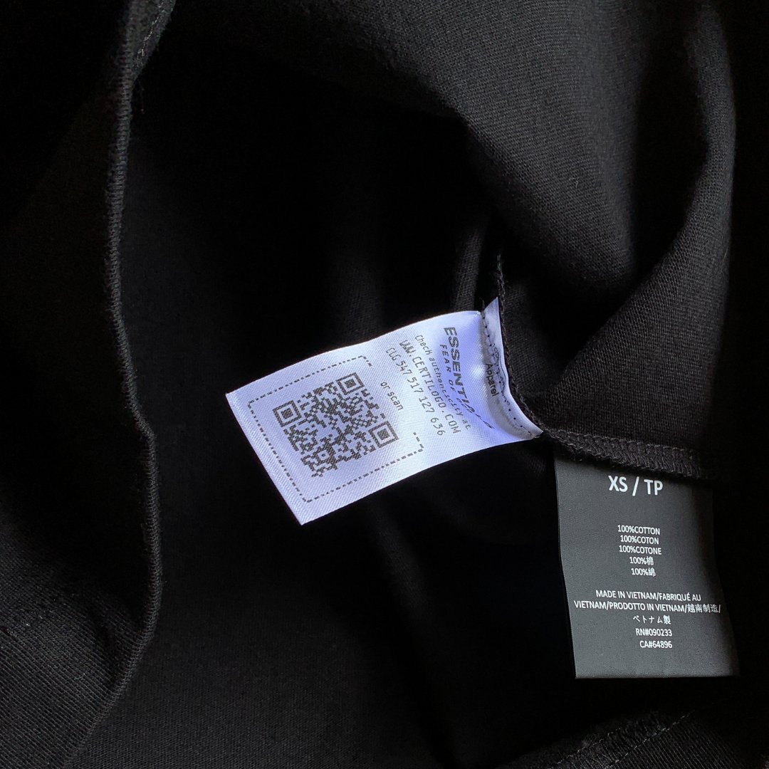 Jersey Crewneck T-Shirt Black